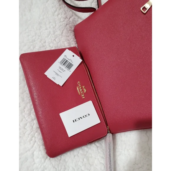 COACH Women's Rowan File Bag & Large Corner Zip Wristlet Set - Picture 4 of 15